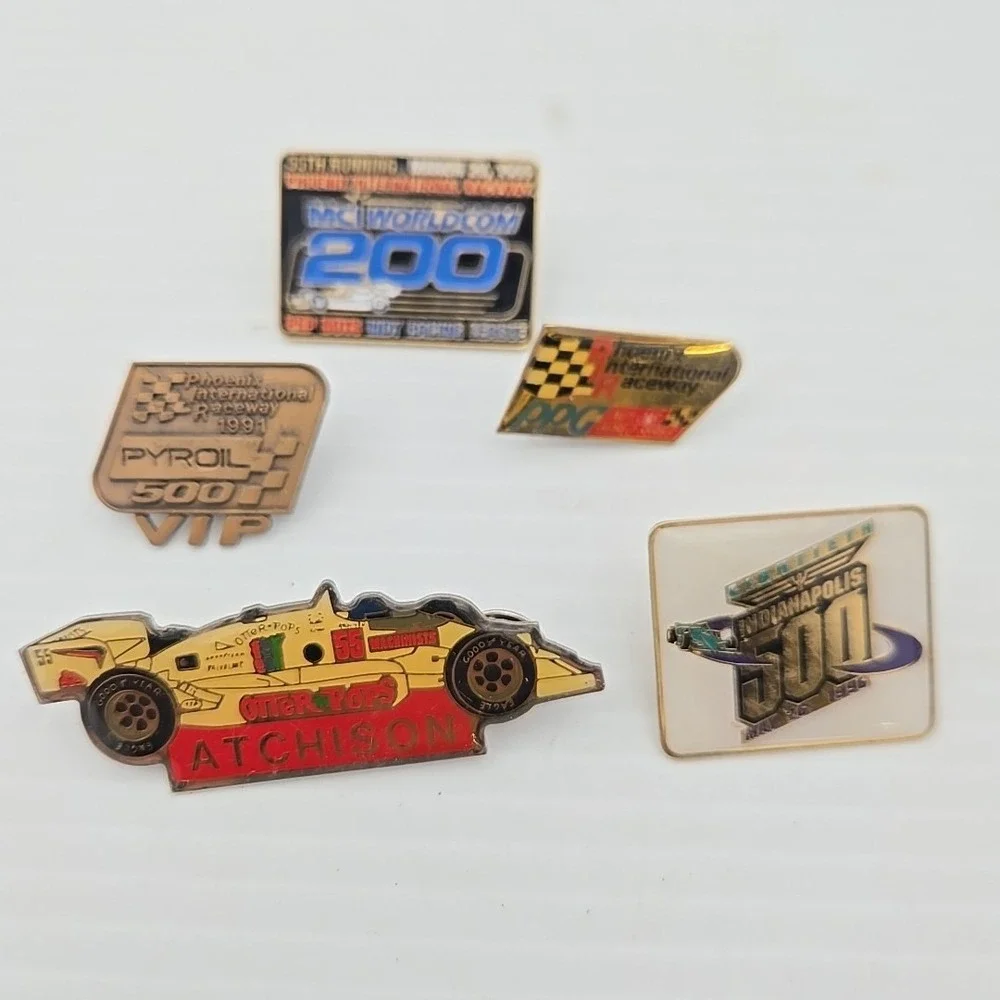 Indy Car Indy‎ 500 Racing Lapel Pin Lot Of 5